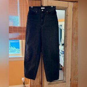 SOLD **** James Street Co 90s Baggy jeans washed black high waist sz 28